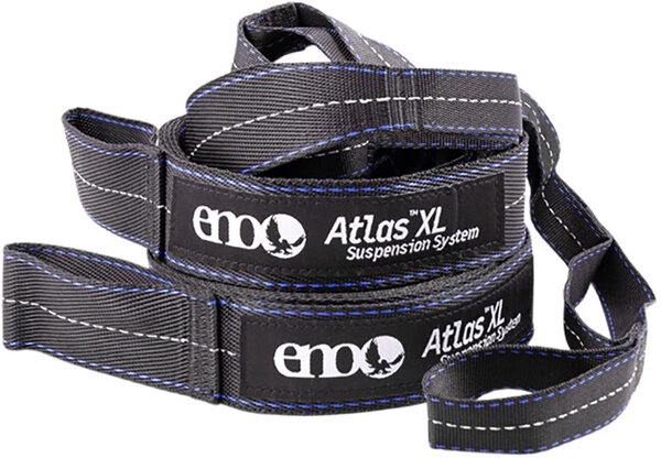Eagles Nest Outfitters Atlas XL Straps, 13.5', Charcoal/Royal Blue, Pair 