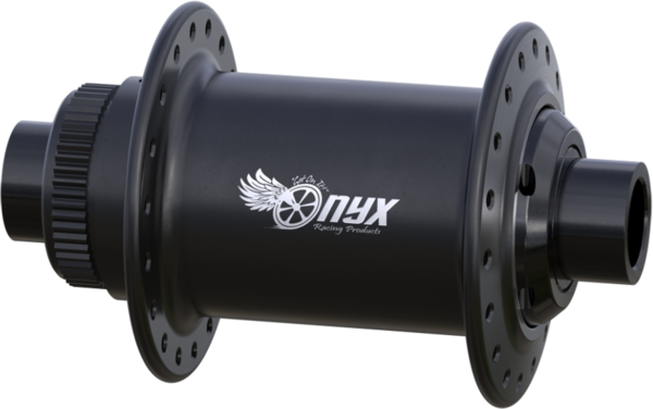 Onyx Racing Products MTB Front Hub: 15x110mm Boost, 32 Hole, CL - Ano Black Matte
