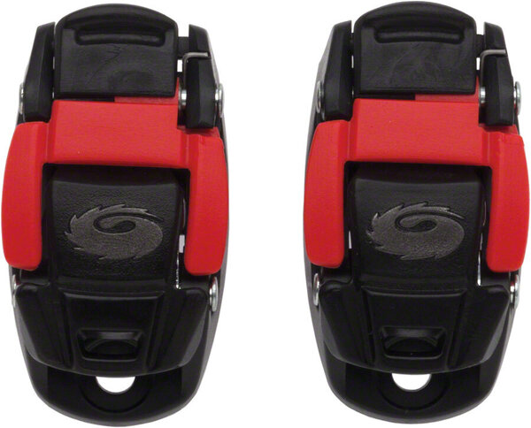 Sidi Shoe Replacement Caliper Buckle: Red/Black