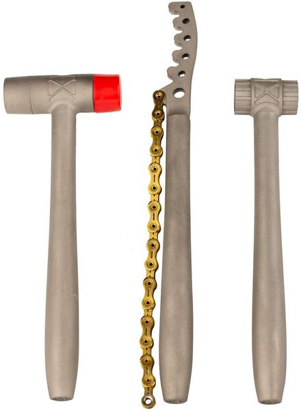 Silca Titanium Shop Tools - Chain Whip/Lock Ring/Dead Blow Hammer