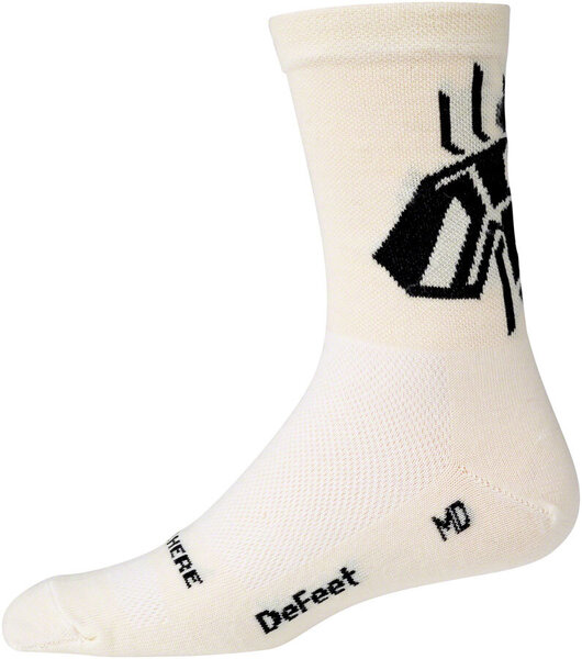 Surly Wingnut Wool Sock - 5 inch, Natural/Black