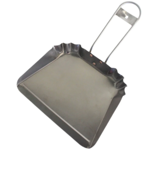 King Cage Titanium Dust Pan - With Brush and Stand