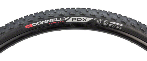 Donnelly Cycling PDX WC Tire - 700 x 33, Tubeless, Folding, Black, 240tpi