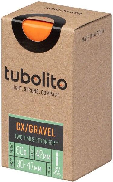 Tubolito Tubo CX/Gravel Tube - 700 x 30-40mm 42mm Presta Valve 