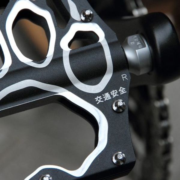 Blue Lug Panda pedal - Foot - Angry Catfish | Minneapolis Bike