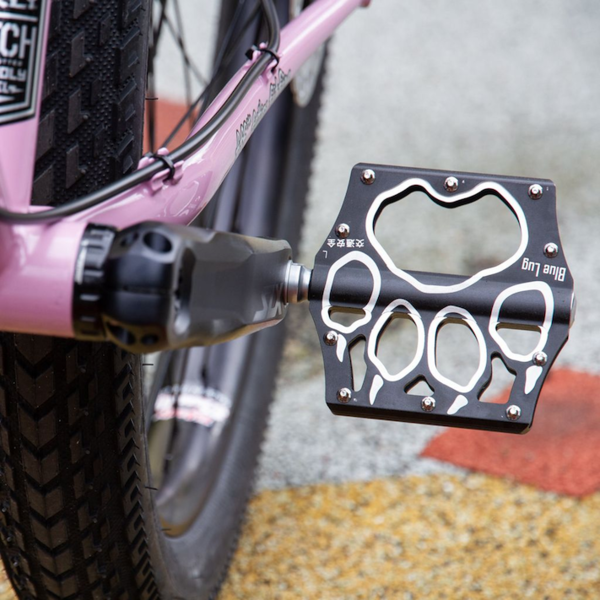 Blue Lug Panda pedal - Foot - Angry Catfish | Minneapolis Bike