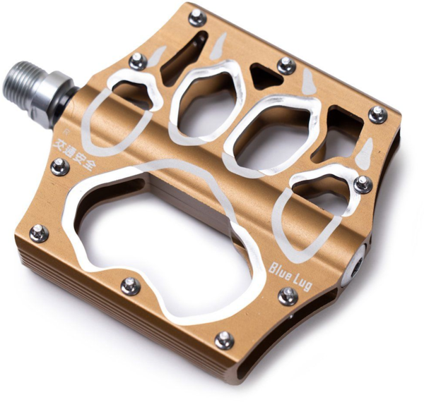 Blue Lug Panda pedal - Foot - Angry Catfish | Minneapolis Bike