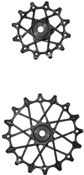 Pulegge Deragliatore Garbaruk Per Shimano 11v - 11T+16T Oro - In Alluminio