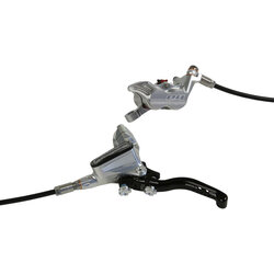 Hope 3 E4 Disc Brake and Lever - Front, Hydraulic, Post Mount, Silver