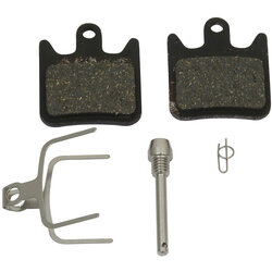 Hope X2 Organic Disc Brake Pad with Alloy Back Plate: 2 Piston Pads