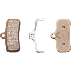 Shimano D02S-MX Disc Brake Pad and Spring - Metal Compound, Stainless Steel Back Plate, One Pair