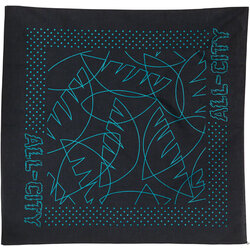 All-City Night Claw Bandanna - Black, Blue/ Green, One Size