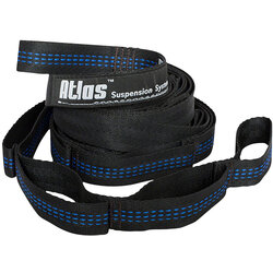 Eagles Nest Outfitters Atlas Straps, 9', Charcoal/Royal Blue, Pair
