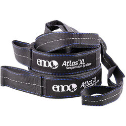 Eagles Nest Outfitters Atlas XL Straps, 13.5', Charcoal/Royal Blue, Pair