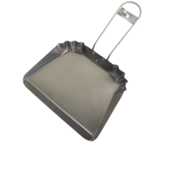 King Cage Titanium Dust Pan - With Brush and Stand