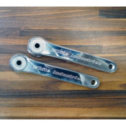 White Industries G30 Crankarms, NO spindle - Silver - 170mm