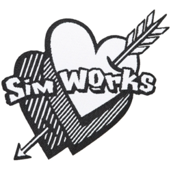 Sim Works Heart and Arrow Patch