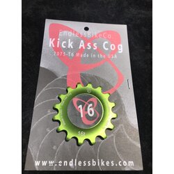 Endless Bike Kick Ass Cog, Green - 16t