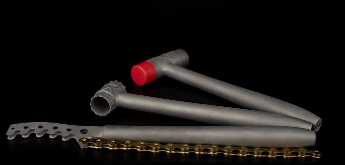 Silca Titanium Shop Tools - Chain Whip/Lock Ring/Dead Blow Hammer