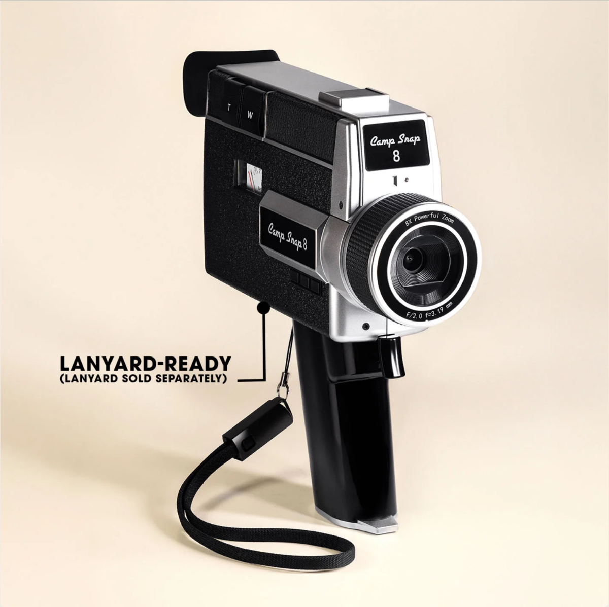 Camp Snap CS8 Vintage Super 8 Style Video Recorder - Angry Catfish