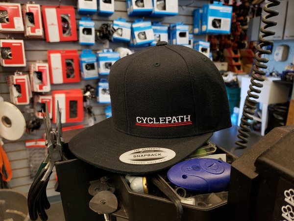 CyclePath Hat Snap Back Color: Black