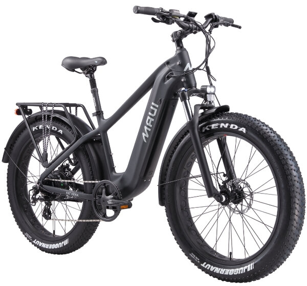 MAUI Fat Hera Electric City Bike Step Over