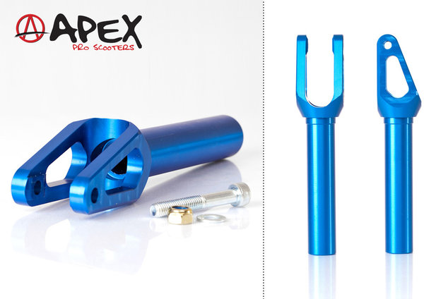 Apex Scooters Standard Quantum 120MM Scooter Fork Blue