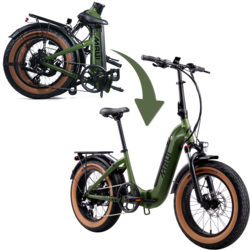MAUI Bobby Folding Electric Bike Step-Thru