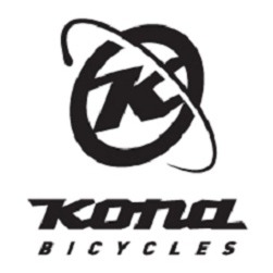 Logo for Kona Bicycles ebikes on transparent background