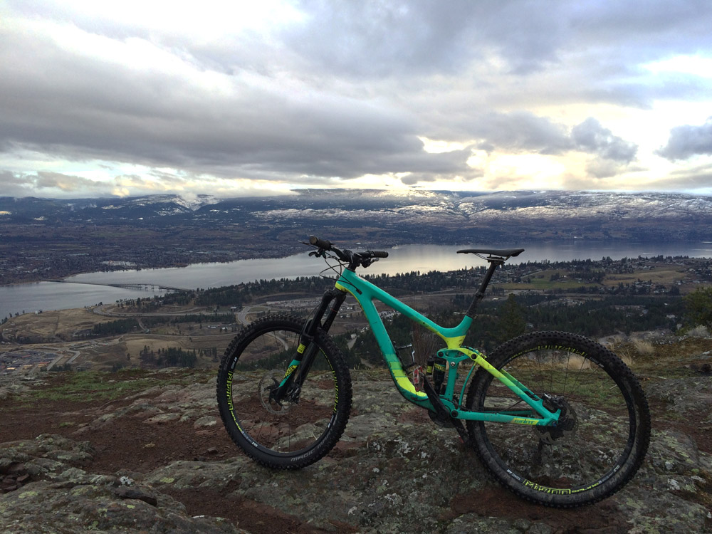 Mountain biking at Rose Valley, West Kelowna