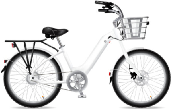Electric Bike Company Model E Direct Drive/Basket/Fenders