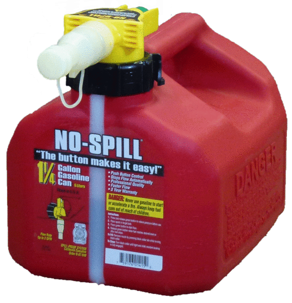 No-Spill, Inc. 1.25 Gallon Gasoline Can
