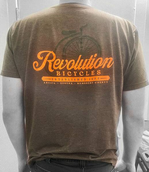 Revolution Bicycles Revolution Retro Unisex Logo Tee Revolution Bicycles Revolution Retro Unisex Logo Tee