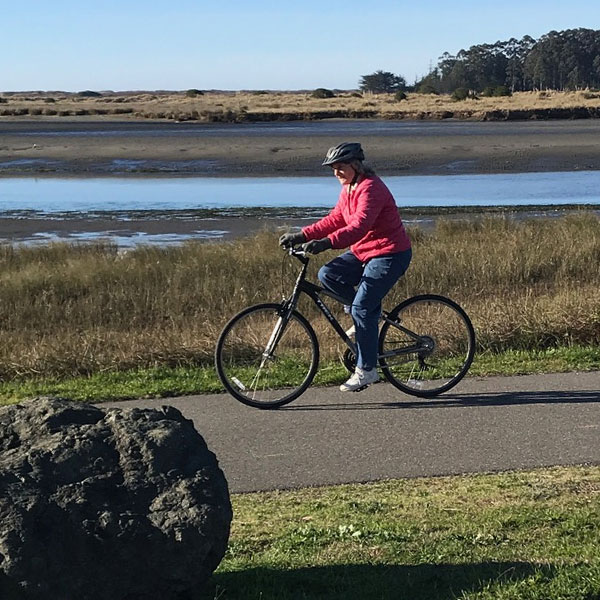 Riding the Bay Trail