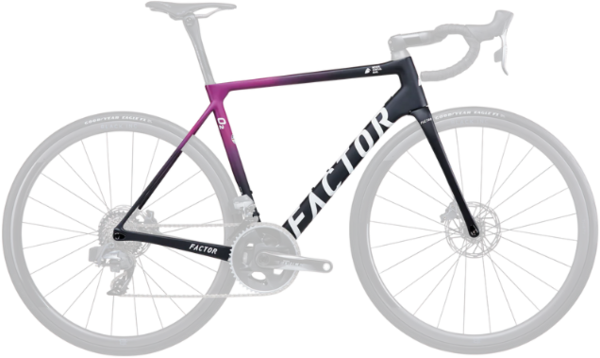 Factor Bikes O2 Frameset Color: Midnight Pink