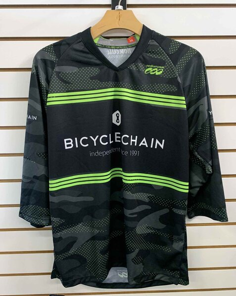 Bicycle Chain 3/4 Sleeve MTB Jersey