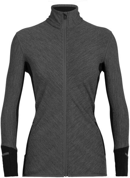 Icebreaker Women's RealFleece™ Merino Descender Long Sleeve Zip Jacket