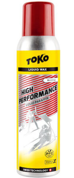 スキー TOKO HIGH PERFORMANCE LIQUID WAX 125ml Toko PFC Free High Performance Liquid Paraffin Wax 125ml - New