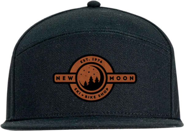 New Moon Flat Bill Hat w/Logo Patch