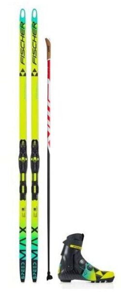 New Moon Fischer Speedmax Skate Racing w/ Fischer Boots & Swix Poles