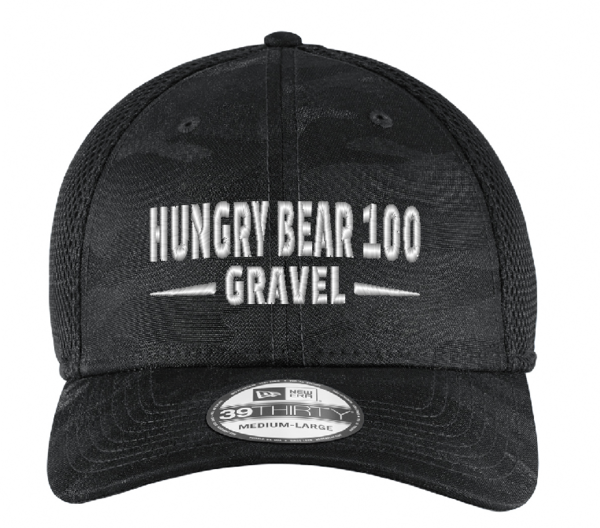 New Moon Hungry Bear 100 Gravel Embroidered Hats