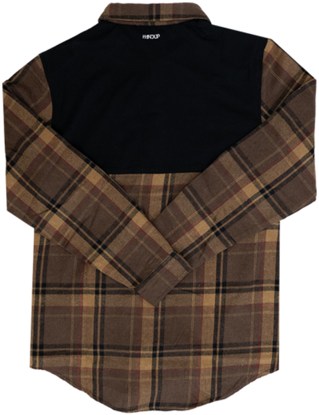 Handup Flextop Flannel Color: Brown/Tan