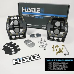 Hustle Bike Labs Avery REMtech Pedals