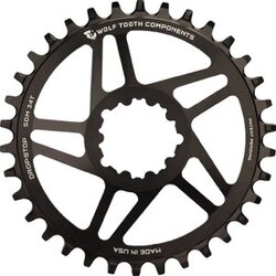 Wolf Tooth Direct Mount Drop-Stop Chainring: for SRAM cranks With removable spiders, 6MM offset