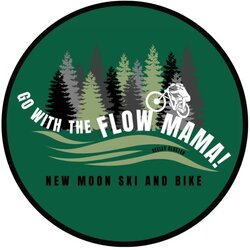 New Moon Go With The Flow Mama Sticker