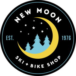 New Moon Logo Circle Sticker