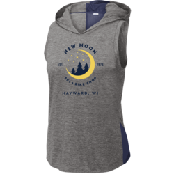 New Moon Custom Women's Sleeveless Hoodie