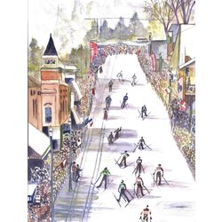 Art by Amy Race Finish Watercolor Print