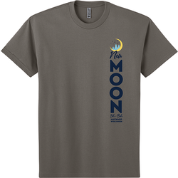 New Moon Men's SS Vertical Logo Heavyweight T-Shirt