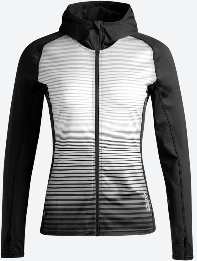 Swix Women's Tista Full Zip Hood Midlayer - New Moon Ski & Bike